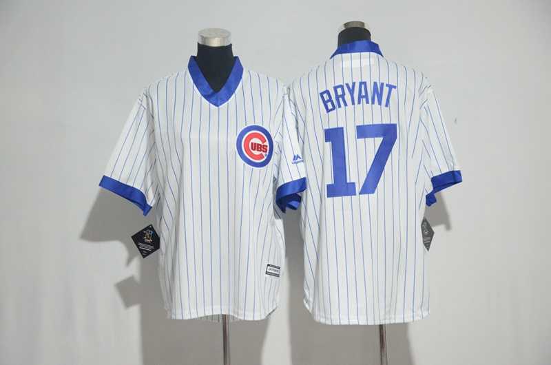 Chicago Cubs #17 Kris Bryant White Cooperstown New Cool Base Stitched Jersey,We sell and wholesale Chicago Cubs #17 Kris Bryant White Cooperstown New Cool Base Stitched Jersey on line form chian!